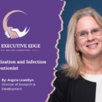 Angela Lewellyn reviews sterilized surgical instruments in a sterile processing department, ensuring compliance with infection prevention protocols.