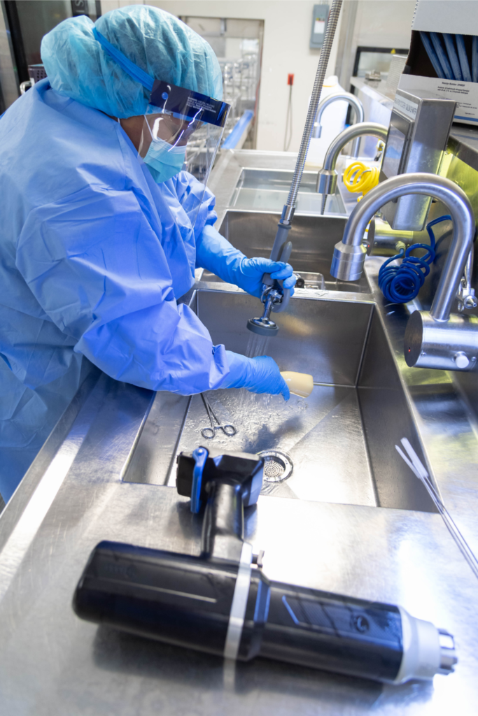 "SPD-ASSI team working together to ensure high standards in sterile processing and surgical readiness."